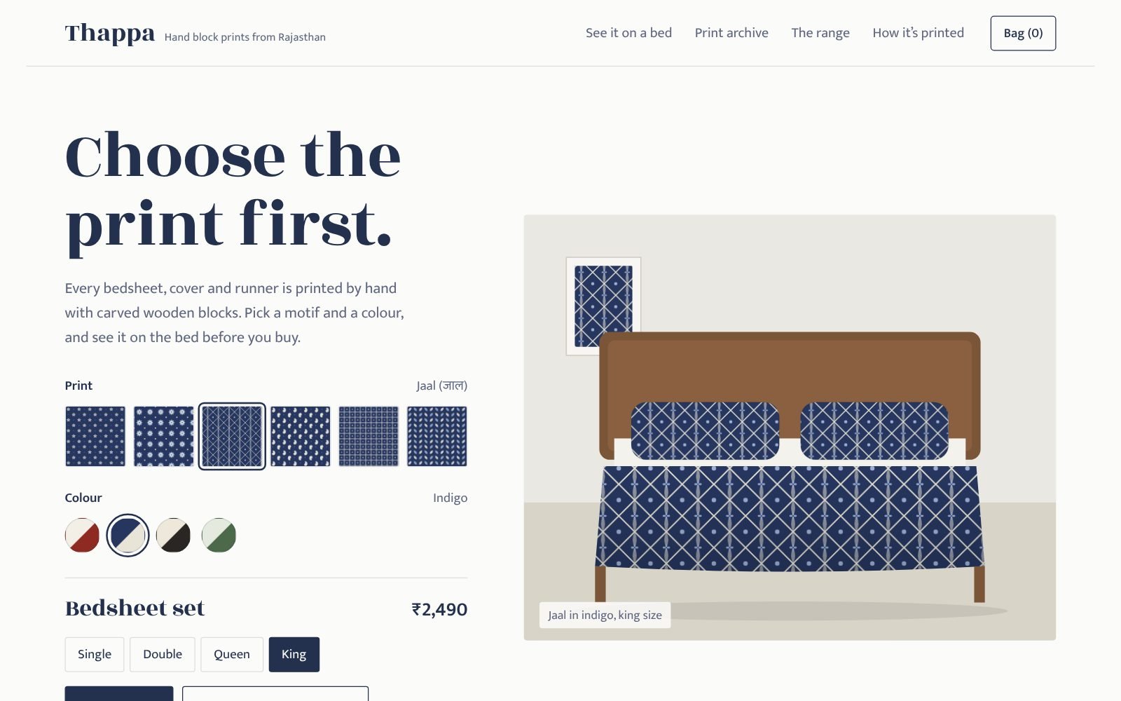 Thappa concept store home page